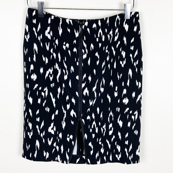 RACHEL ZOE |  Crop Top & Pencil Skirt Matching Set Black & White 4 - Picture 11 of 16